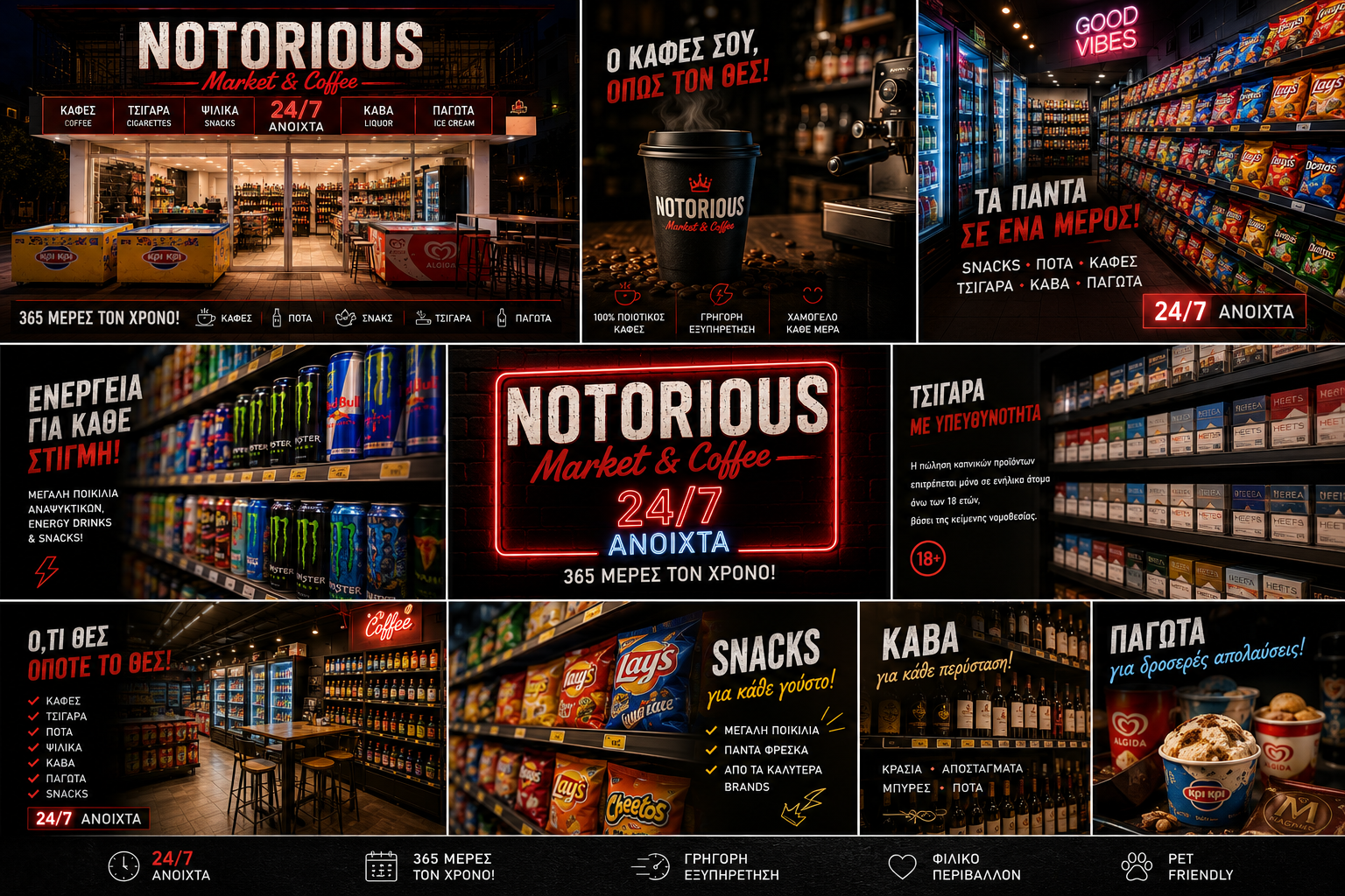 NOTORIOUS products and coffee